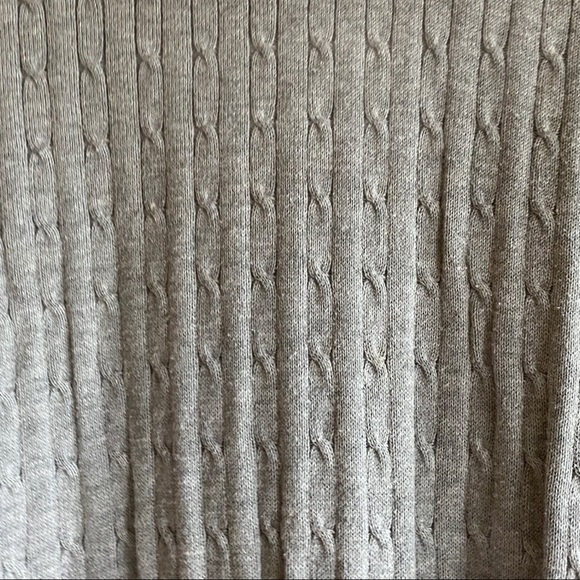 2/$25- GADDY Sport 100% Cotton Mock Neck Knit Top - Picture 5 of 7